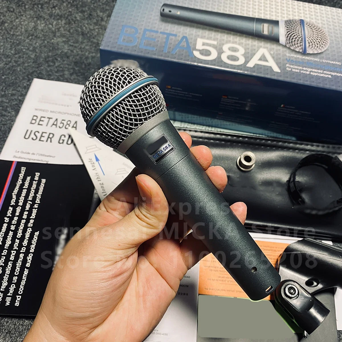 SENNESAI Top Quality Professional Beta58a Legendary Wired Microphone Grade A Dynamic Vocal Mic Karaoke For Performance Stage