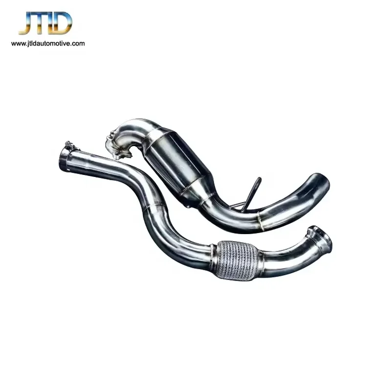 JTLD High Performance 304 Stainless Steel Exhaust Downpipe Standard Thickness for BENZ CLA200 with 1 Year Warranty