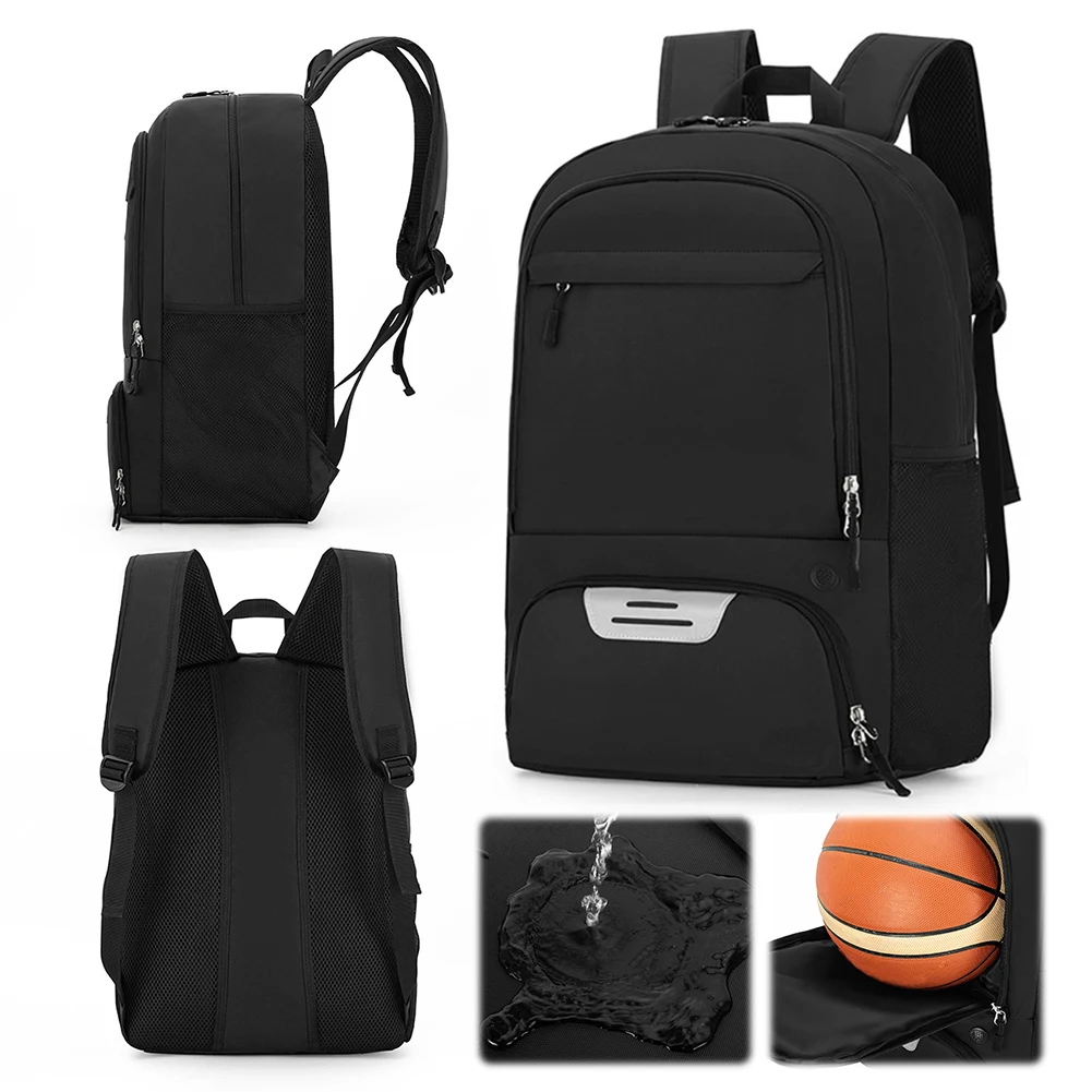 Zaino da basket Borsa sportiva grande con scomparto per scarpe Zaino sportivo Zaino per laptop multitasche Impermeabile per i viaggi