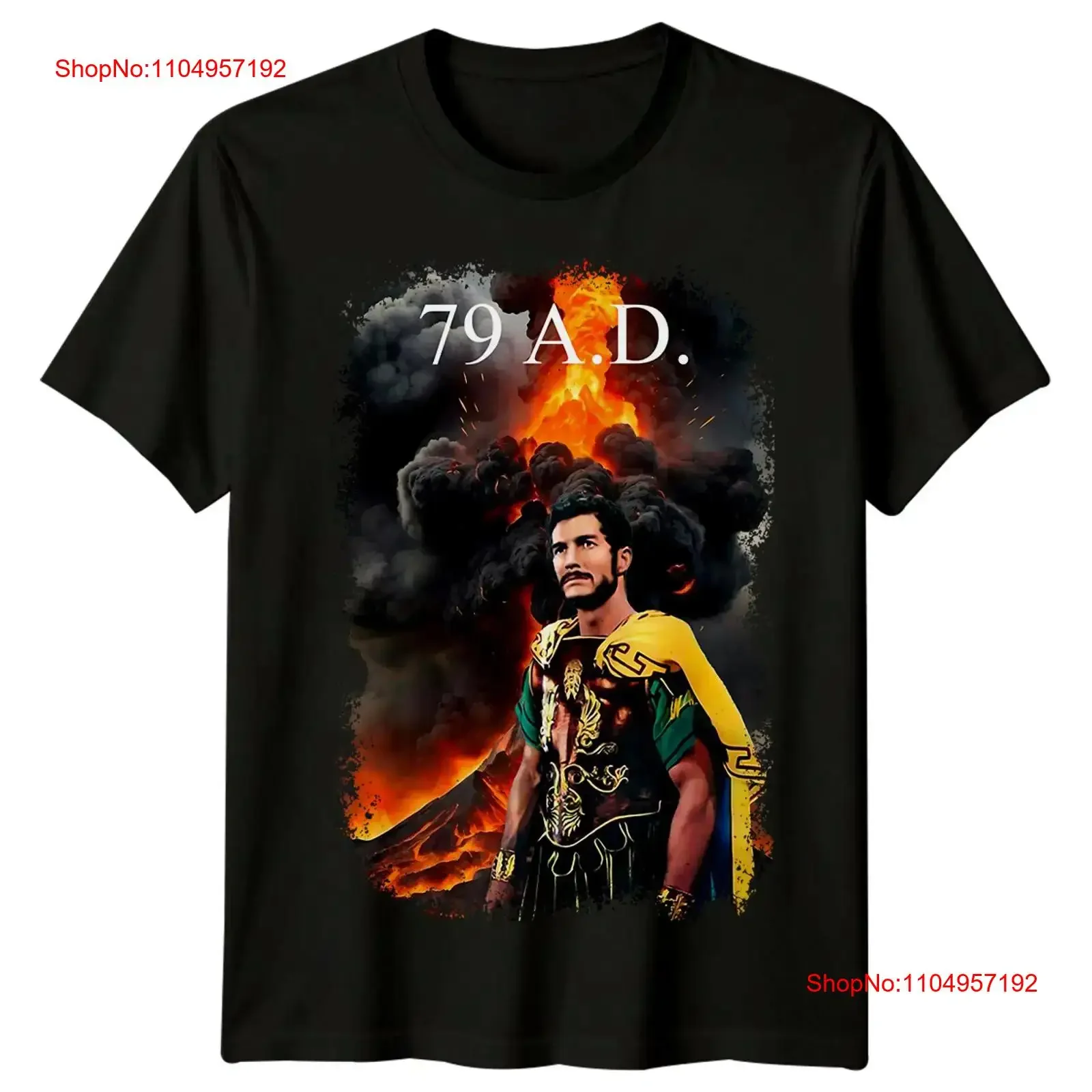 79 A D 1962 cartel de película inspirado camiseta Retro 80s vintage lavado moda homme Unisex transpirable gráfico suave