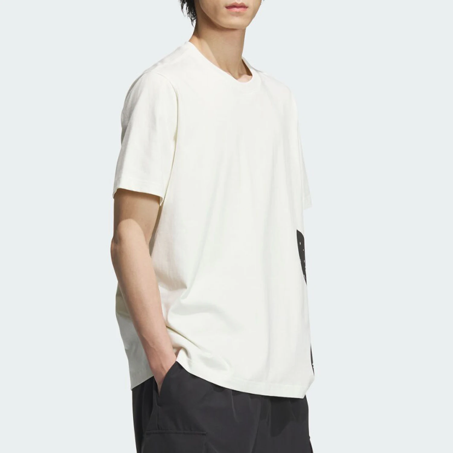 Adidas genuine clover men's knitted breathable sports casual short sleeved shirt JD3246