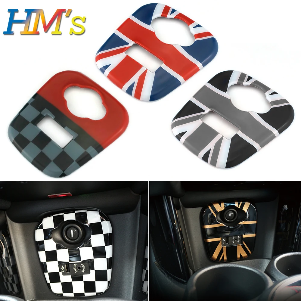 

Car Accessories For Mini Cooper F55 F56 F60 Car Styling Car Cigarette Console Panel Lighter Decoration Stickers