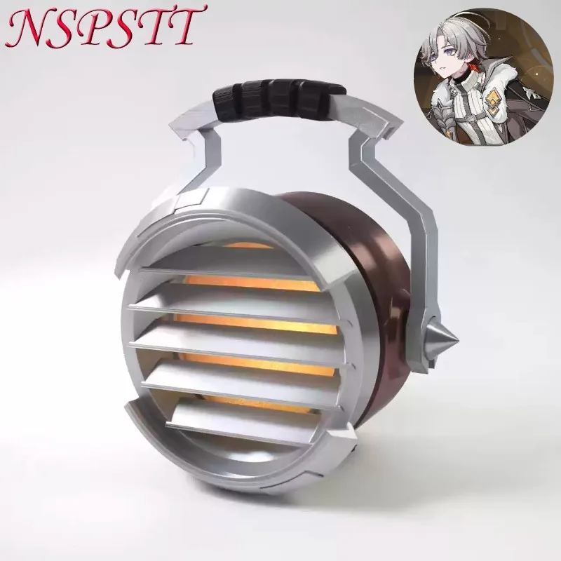 NSPSTT Genshin Impact Illuga Cosplay Prop Handheld Rechargeable Lamp for Halloween Party Decoration