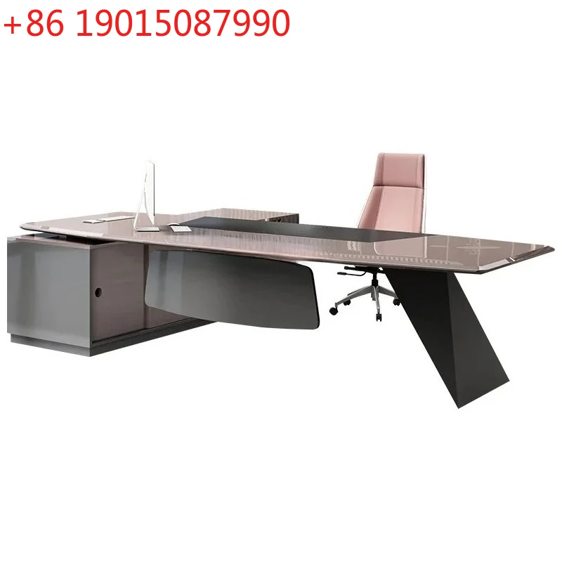 Painted boss table manager table supervisor table modern simple office desk