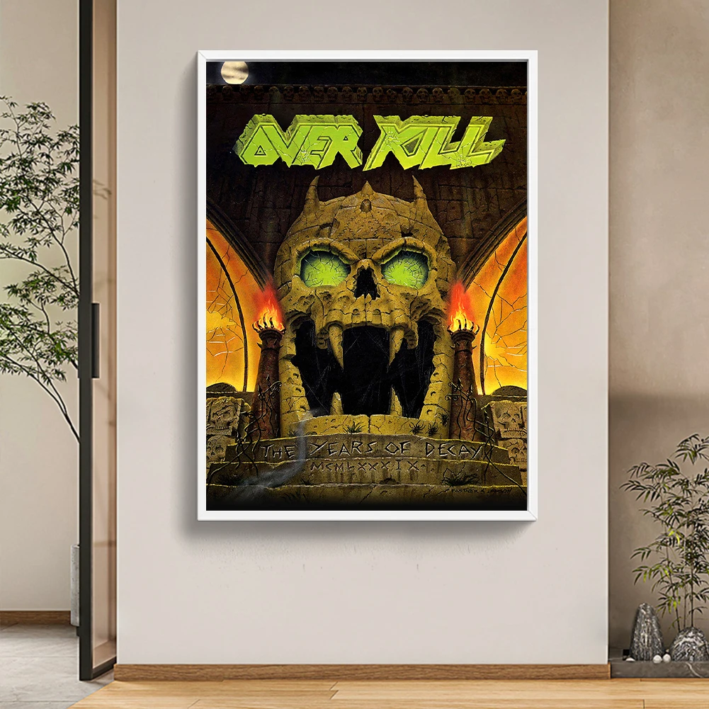 

Overkill Decorative Painting Poster Wall Art Home Decor for Bar Club 50x70cm