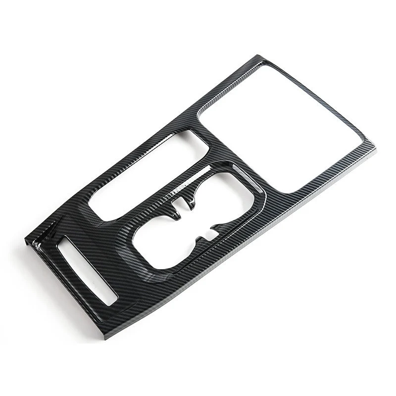 For Jaecoo J7 2023 2024 2025 Carbon fiber pattern on the decorative frame of the car's central control gear shift panel