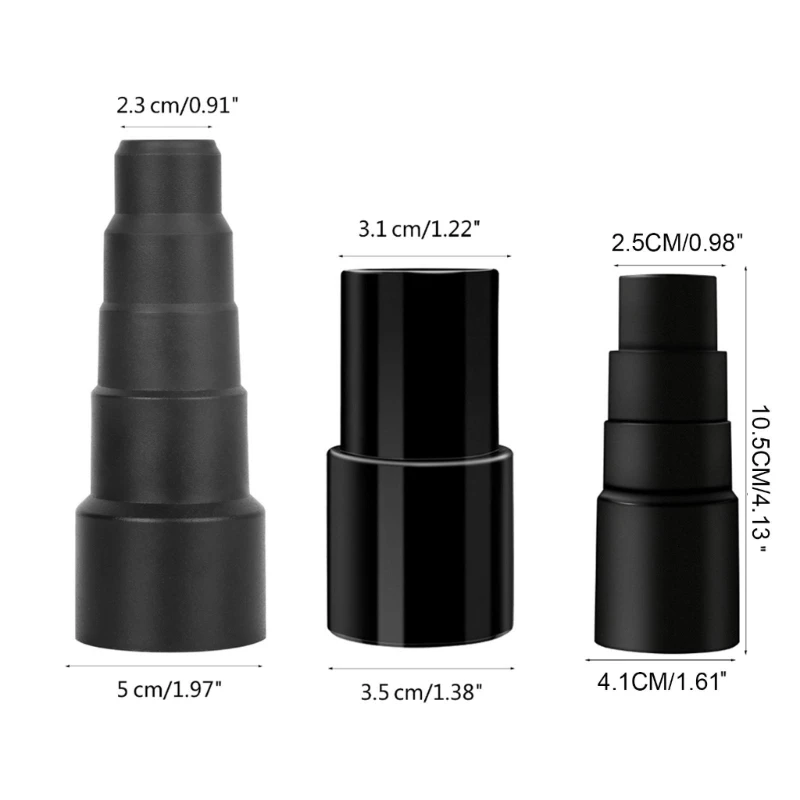 D0AB 3 uds conector aspiradora cabezal succión adaptador cepillo boquilla boca conversión 32mm a convertidor