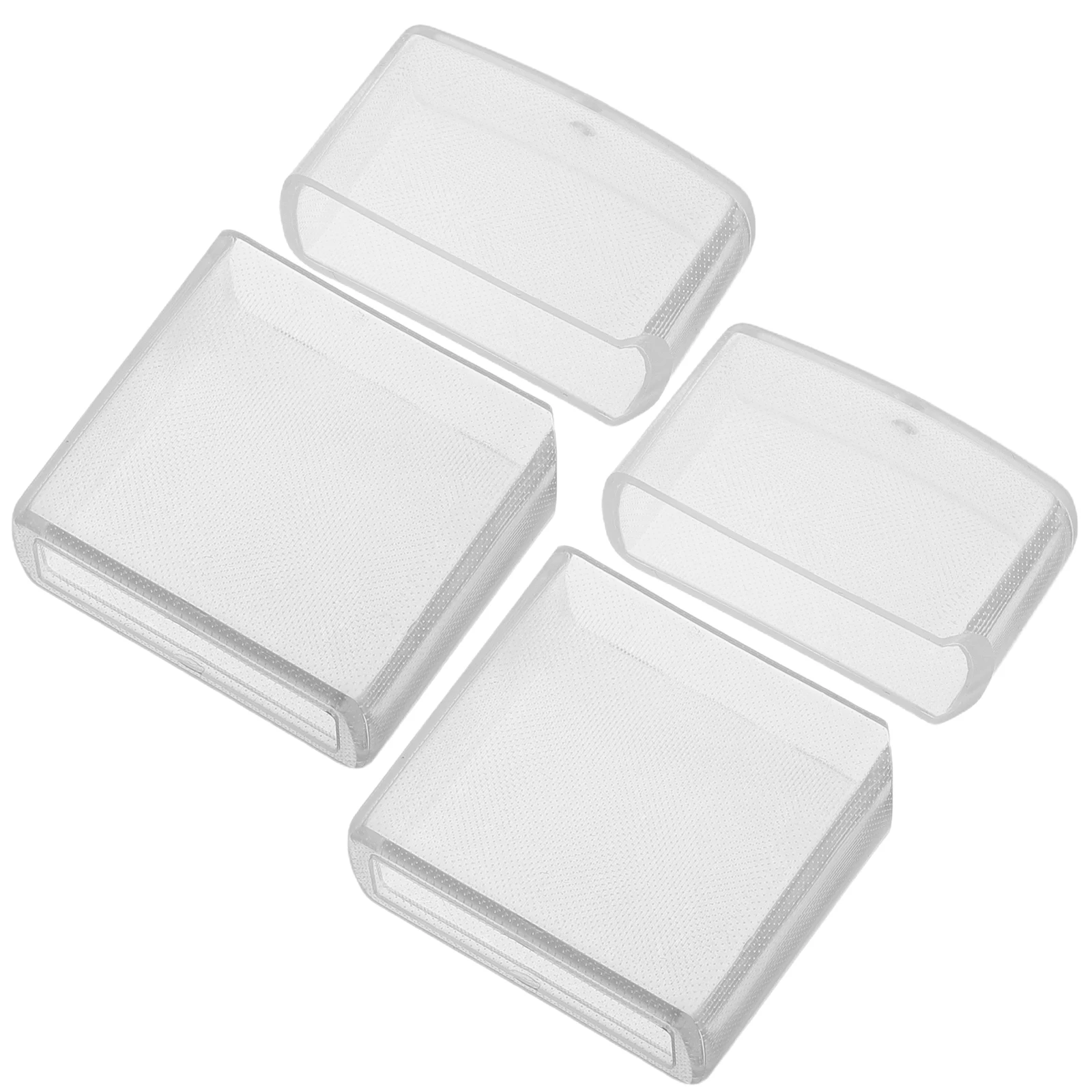 

3pcs Clear Lighter Protective Case Cover High Transparency Smoke Cigarette Sleeve Storage Box Portable Scratch Resistant For