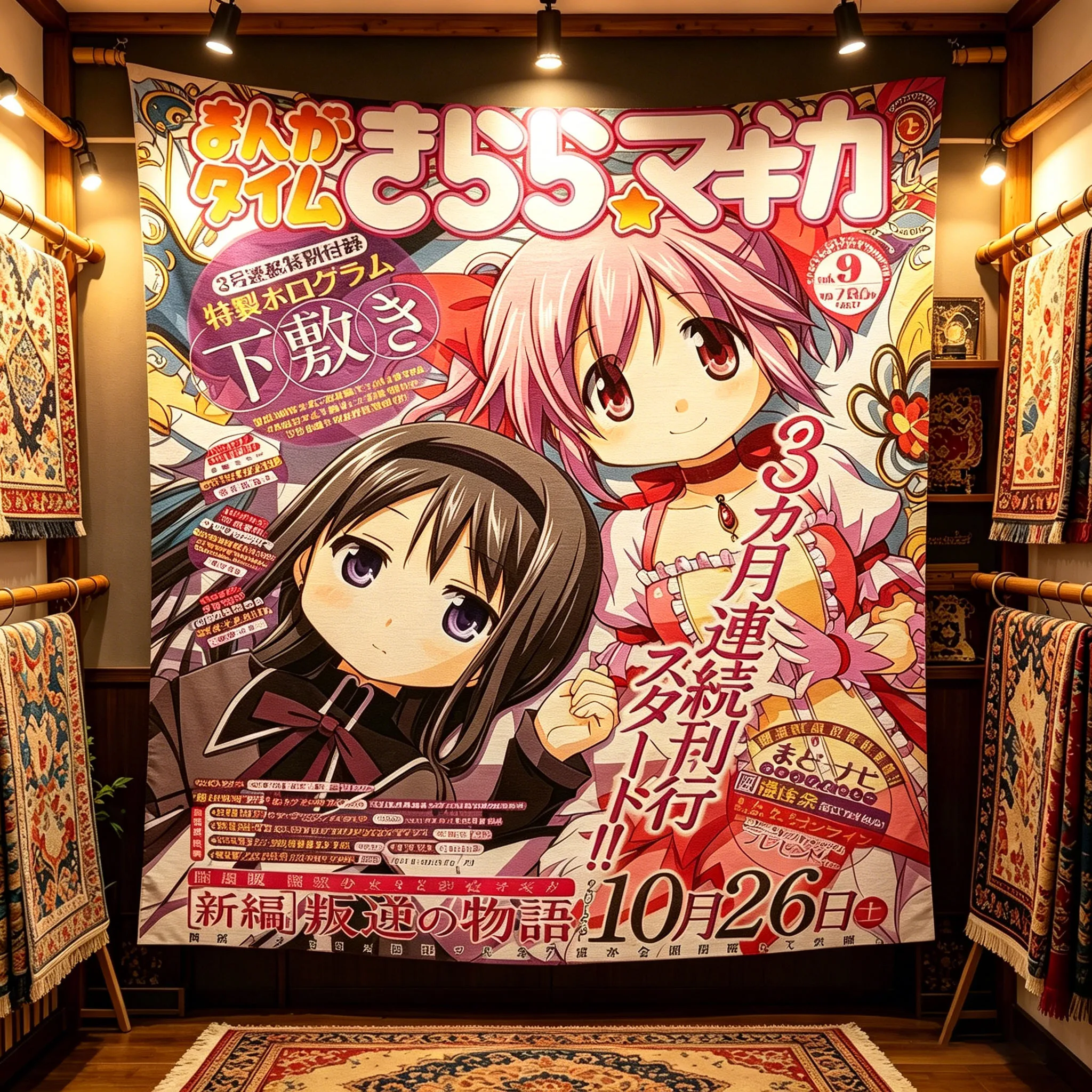 VIKAMA Magical Girl Large Tapestry Cool Room Stuff Suitable For Bedroom Dormitory Aesthetic Wall Hanging Decor A Perfect Gift