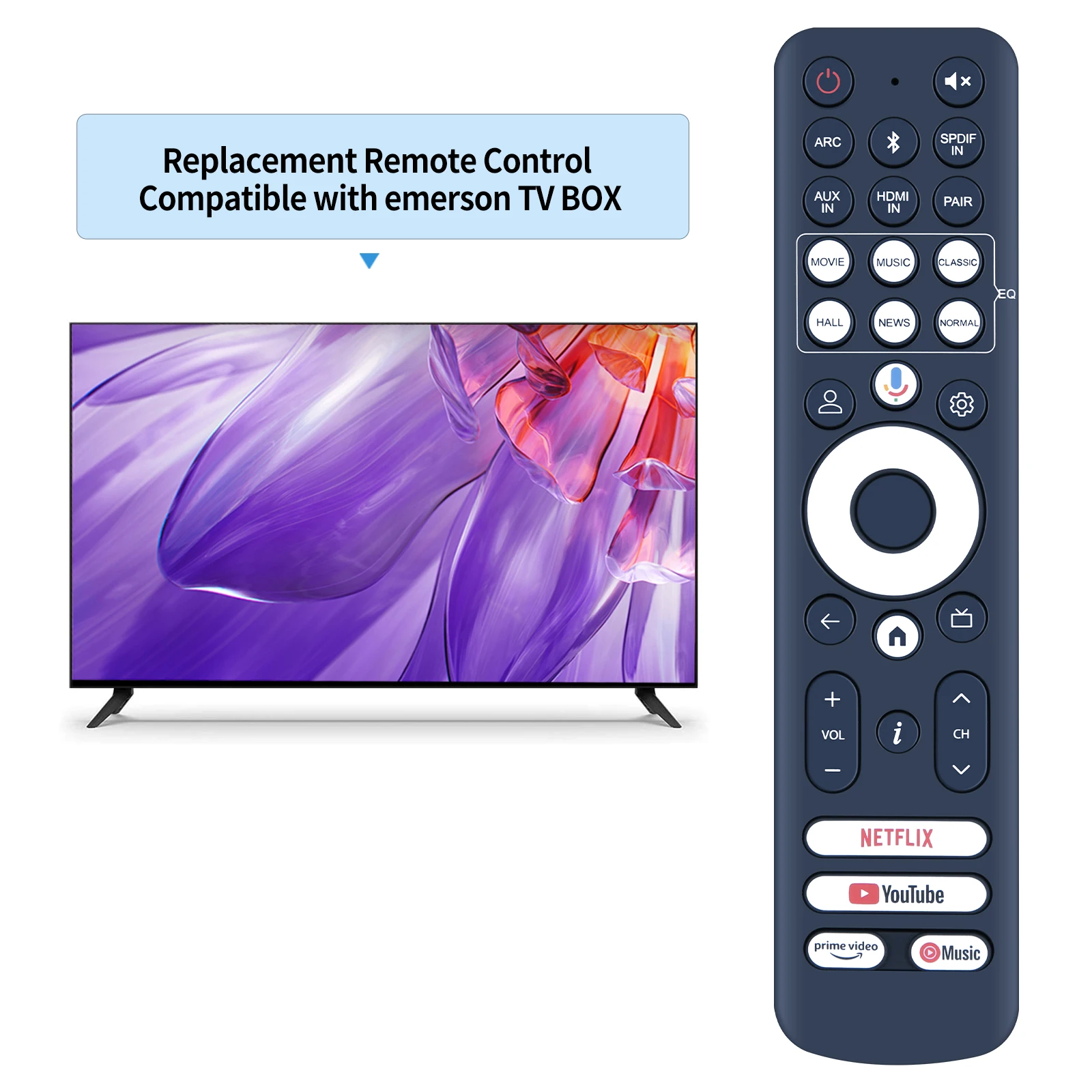 Neue Fernbedienung für Emerson TV BOX