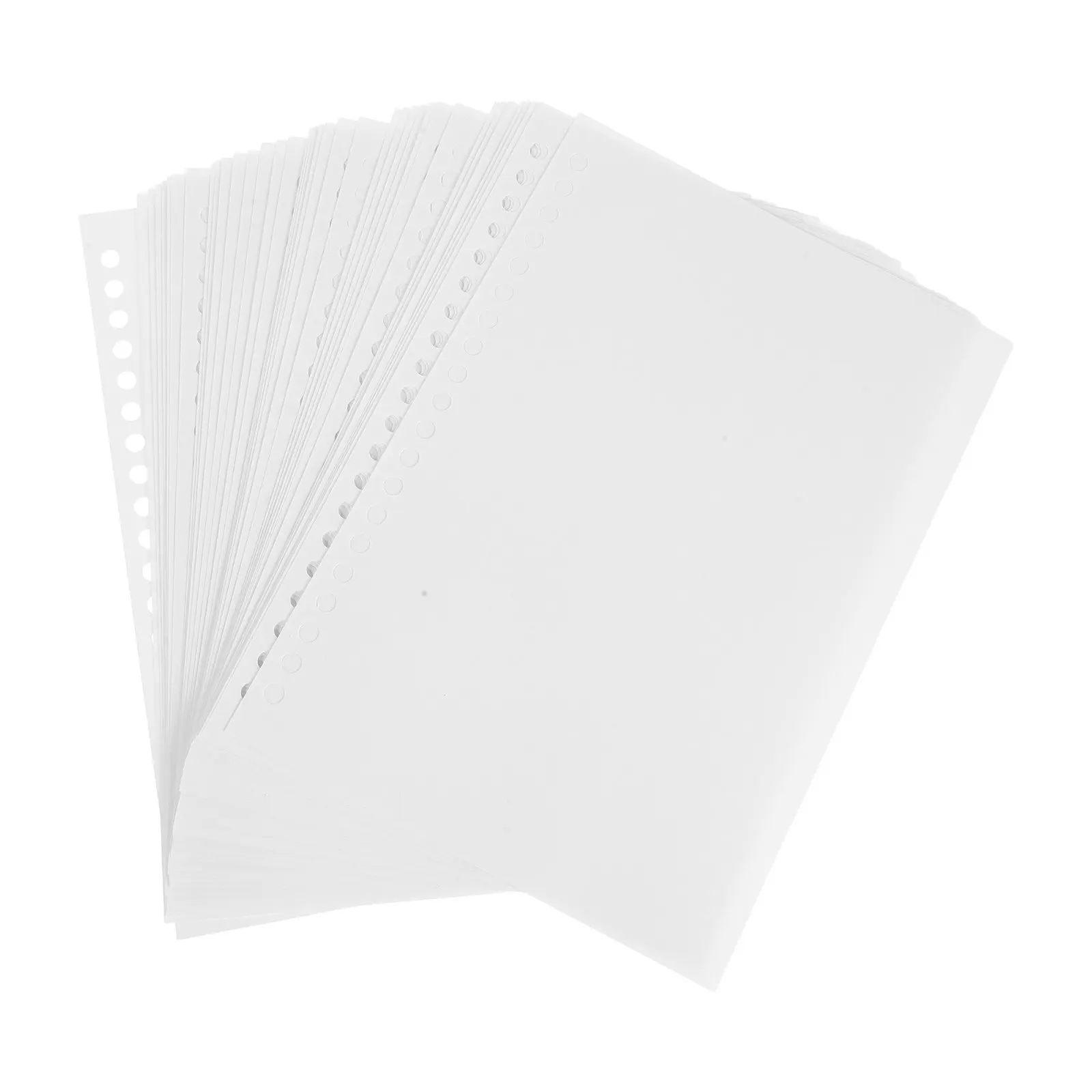 100Pcs Double Sided Release Paper Album Pages Reusable Sticker Storage Binder Refills for Scrapbooking Planner Sticker