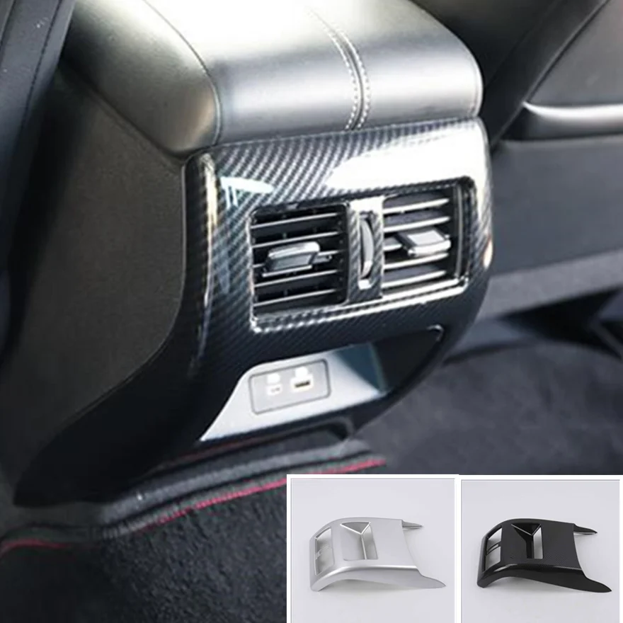 

For Nissan Altima Teana 2019 2020 Interior Accessories Armrest Rear Air Conditonnal Vent Cover Trim AC Outlet Anti-kick Panel