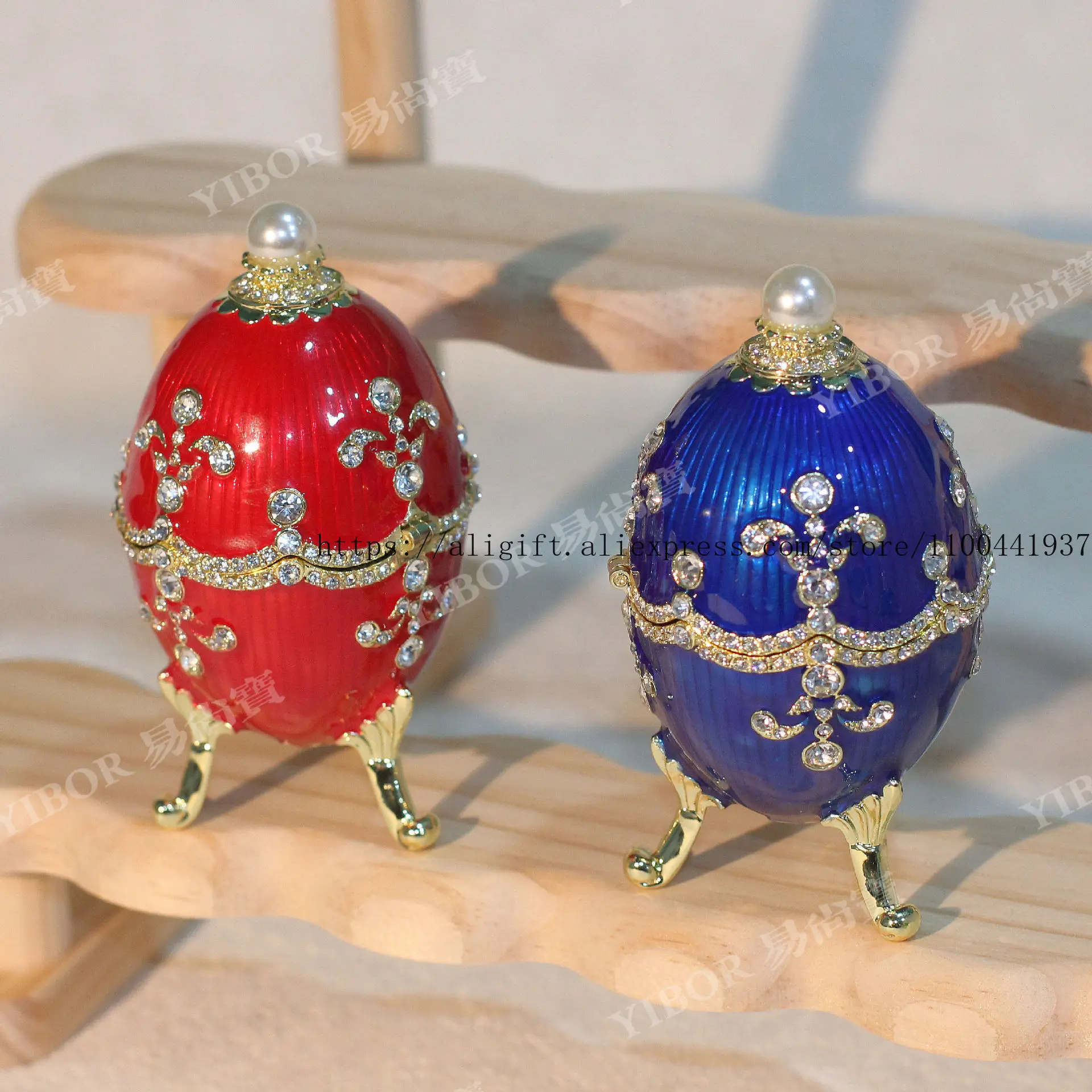 

Эмалированное пасхальное яйцо, декор в европейском стиле, металлическая шкатулка для драгоценностей, деловые подарки, креативное украшение для дома, роскошное ремесло ручной работы