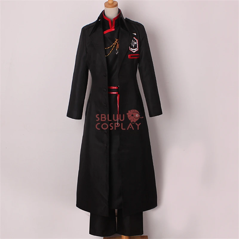 SBluuCosplay Anime D.Gray Man Hallow Yu Kanda Cosplay Costume Halloween Outfit Party Costume Custom Made