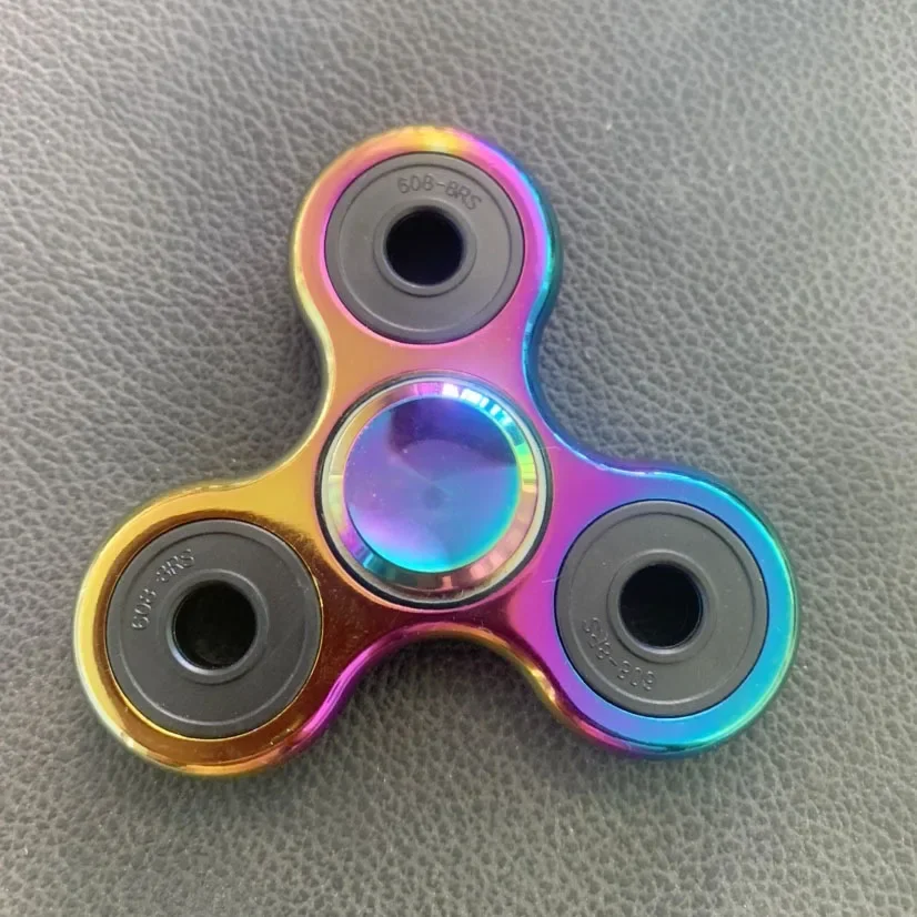 

Finger Spinner Alloy Metal Fidget Hand Spinners Stress Relief Decompression Toys For Kids Adults Funny Gifts