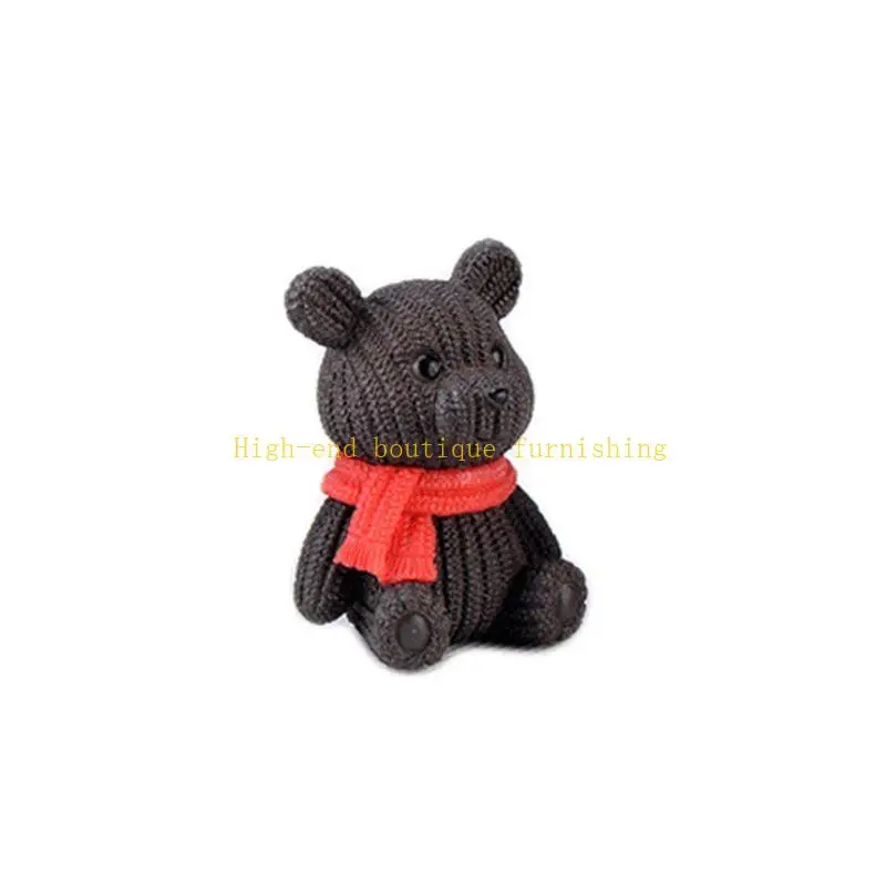 L9NB Easter Plastic Bear Ornaments Cultivate Relieve Stress Kids Birthday Gift