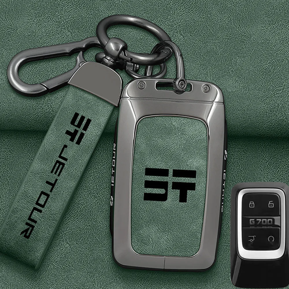For JETOUR G700 2025-2026 Smart Key Fob Case NFC Card Full Wrap Protector Shell Buckle Modification Custom Auto Accessories