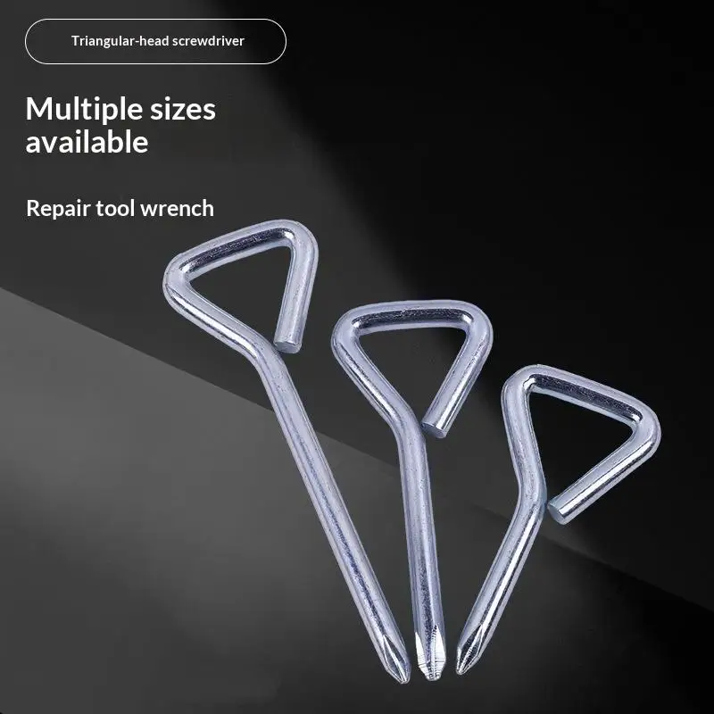 3Pcs Precision Cross Screwdriver Set Triangle Grip Anti-Slip Handle Manual Repair Tool For Mobile Phone DIY Electronics