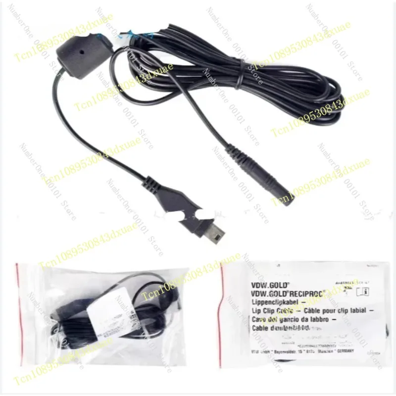 For VDW.GOLD Endodontic Motor, Lip Clip Cable File Clip Wire and Lip Hook Line Replacement Parts