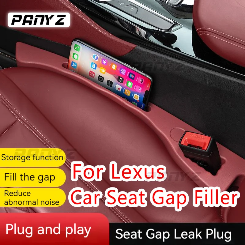 Car Seat Gap Filler For Lexus RX 300 IS 250 300 GX 400 460 UX NX LX GS ES  Side Seam Plug Strip Leak-proof Filling Strip