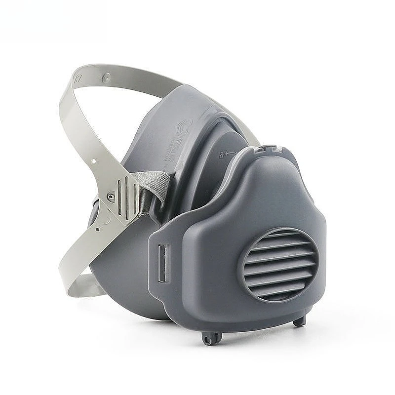 Half Face Industrial Painting Spraying Respirator Safety Work Mask Dust Proof Gas Mask with Formaldehyde Protection 3700 Type