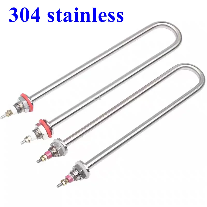 

1PCS M16 M18 Stainless Steel U Shape Tubular Heating Element 220V 380V 2KW 3KW Water Tank Steam Table Fermentation Heater