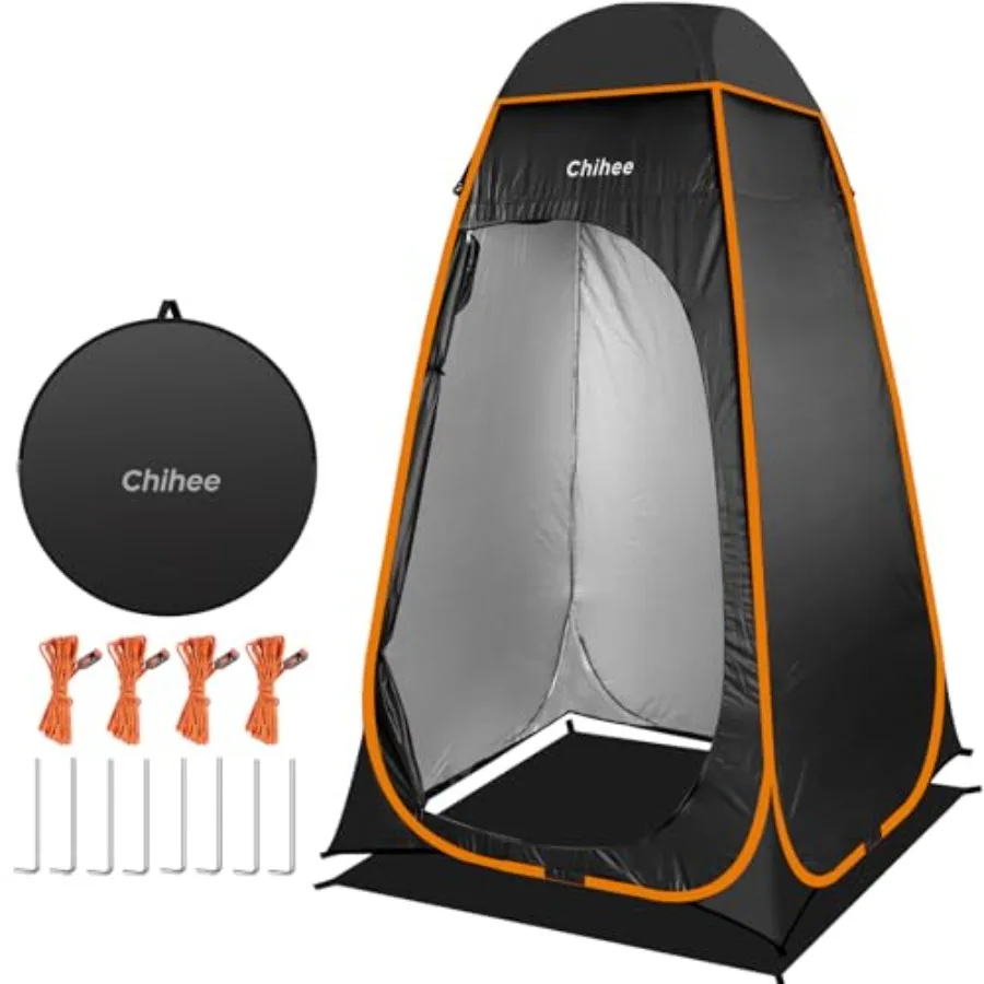 

Outdoor Privacy Shelter Pop Up Camping Bathroom Tent Pod Portable Changing 1 Room Instant Camp Toilet Stall Shower Tents Dressi