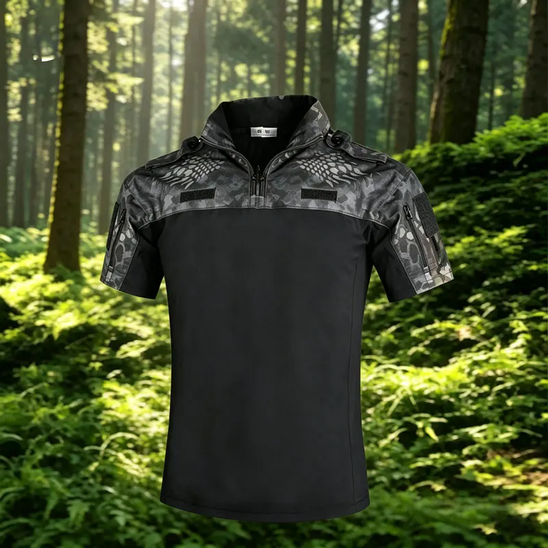 Outdoor Combat Shirt Men Shirts Clothing Military Uniform Tops Flecktarn Combatshirt Tactical Shirt Russian Tactical Uniforms