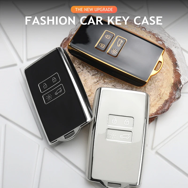 

Tpu Car Key Case for Renault Megane 4 Clio Dacia Captur Talisman Espace Zoe Koleos Scenic Arkana Sandero Car Accessories
