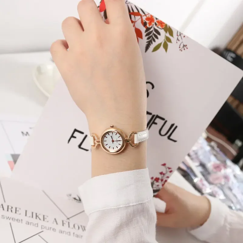 Small Dial Women's Watches Simple Quartz Wristwatches Leather Watches Ladies Watch Gift Girls Students Clock Reloj Para Mujer 시계