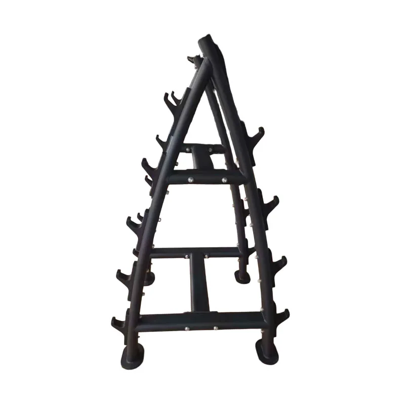 Fixed Steel Barbell Rack Commercial Gym Weight Storage Stand Equipment