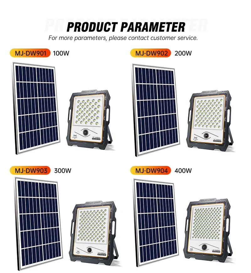 VORLANE-luz de inundación LED, control por aplicación, 500w, 600w, 1000w, cámara de seguridad, monitoreo, reflector solar para exteriores