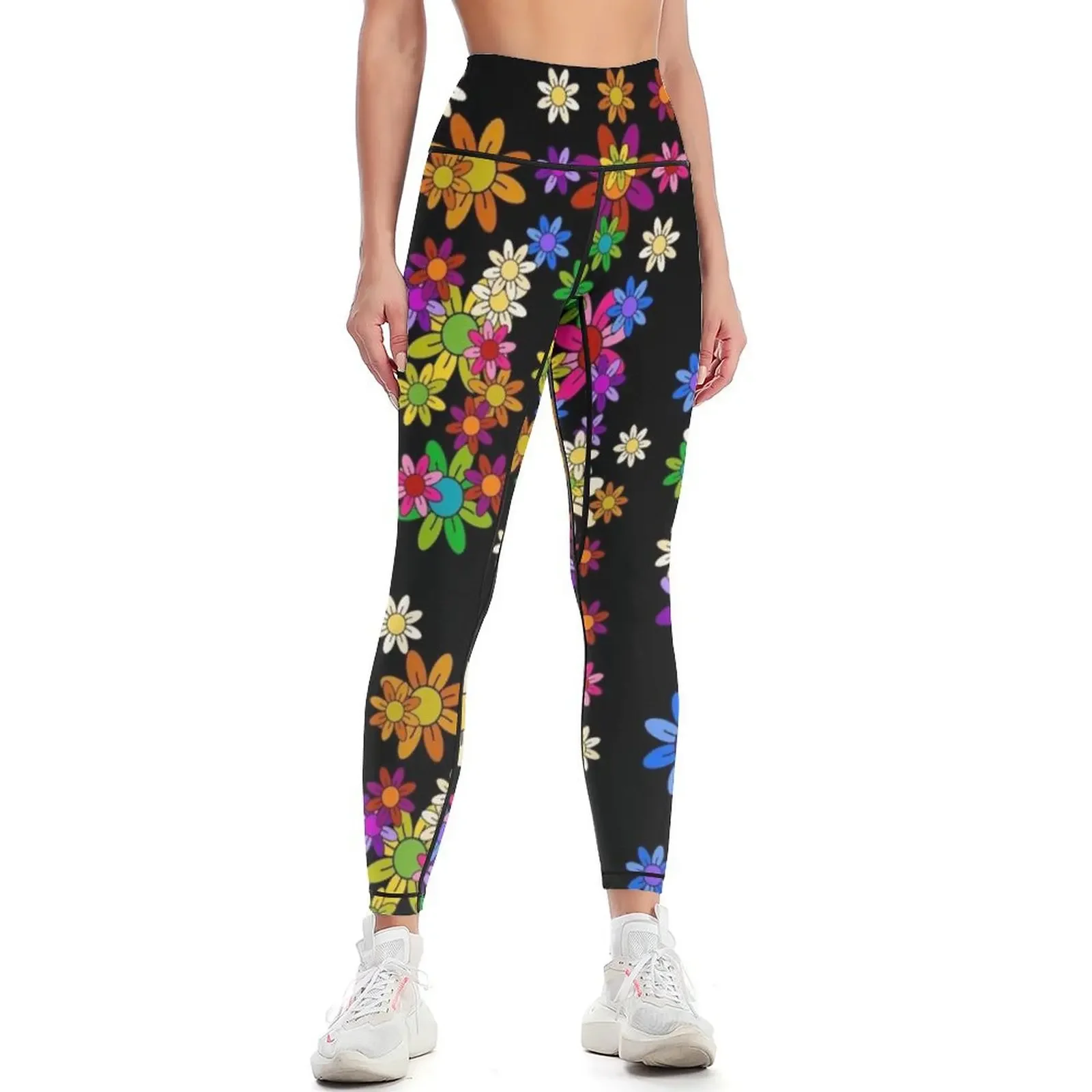 Flwr Pwr Leggings Women sports fitness set gym sports for gym sport pants Womens Leggings