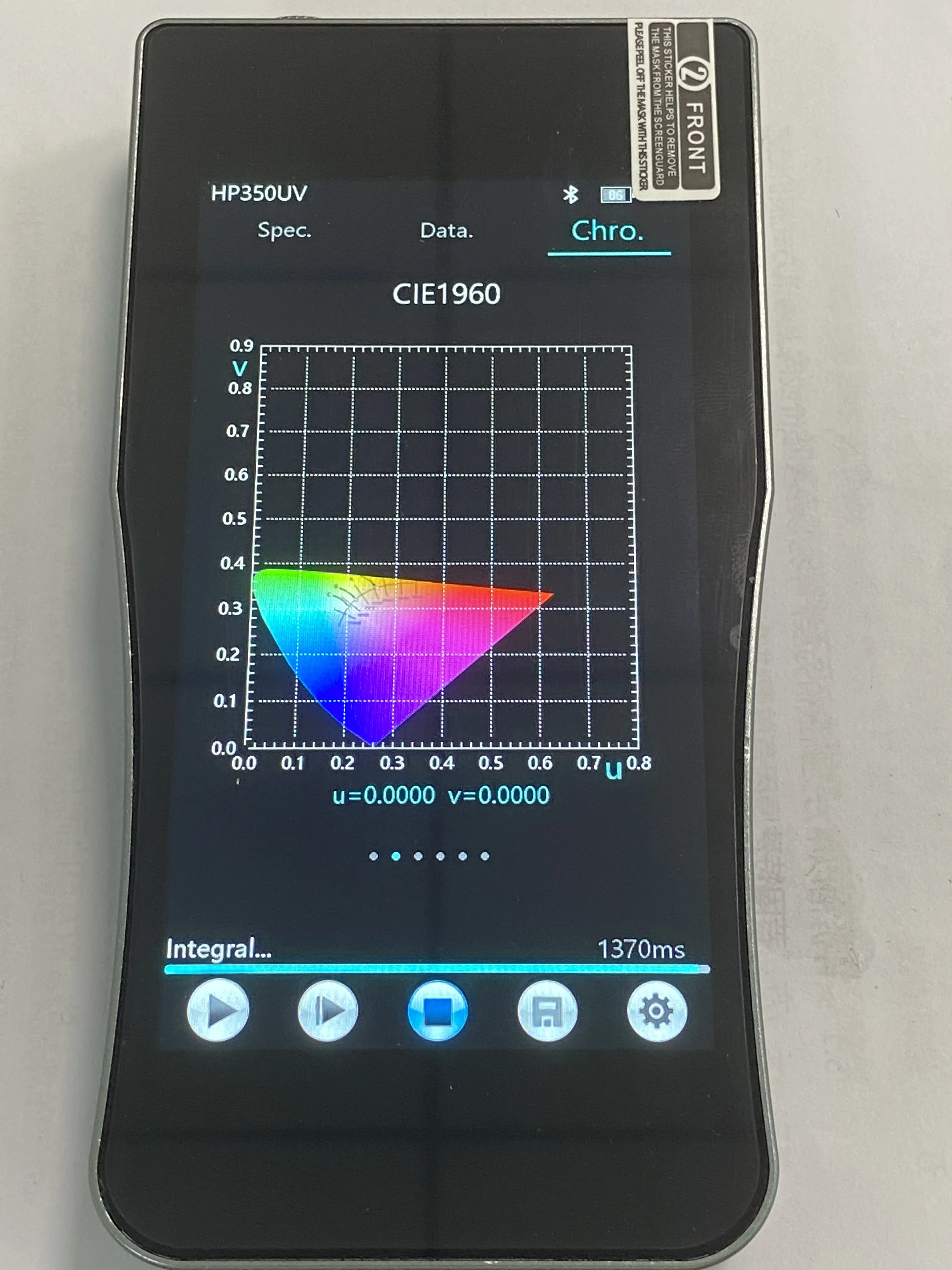 HP350UV Spectrometer 200-400nm UV Spectrometer UV Tester UVA UVB UVC Portable CCD Spectroradiometer