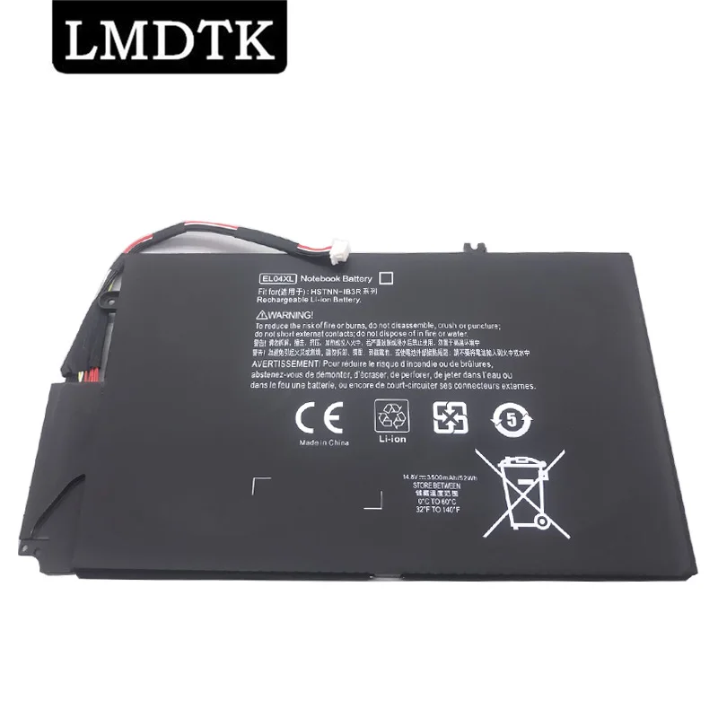 LMDTK New 4 Cells Laptop Battery For HP Envy TouchSmart 4 Series EL04XL HSTNN-IB3R HSTNN-UB3R TPN-C102 681879-1C1 681879-171