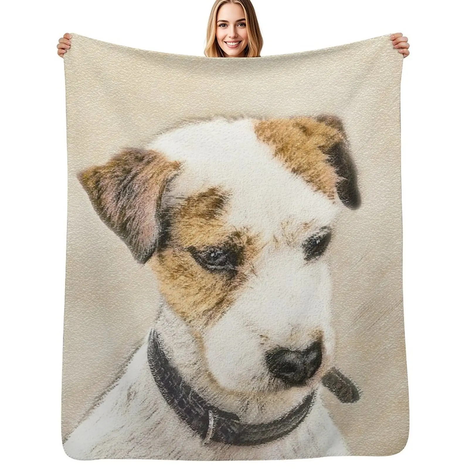 Parson Jack Russell Terrier Throw Blanket Quilt for babies Luxury St Fashion Sofas Soft Big Blankets For Bed Blankets