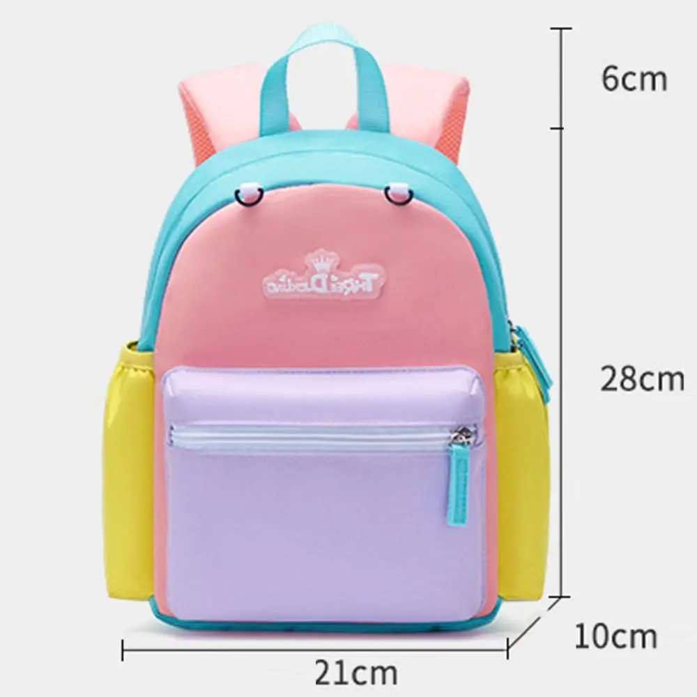 Mochila escolar ligera para guardería, resistente al desgaste, de gran capacidad, para niños, protección de la columna vertebral, mochilas coloridas para niños