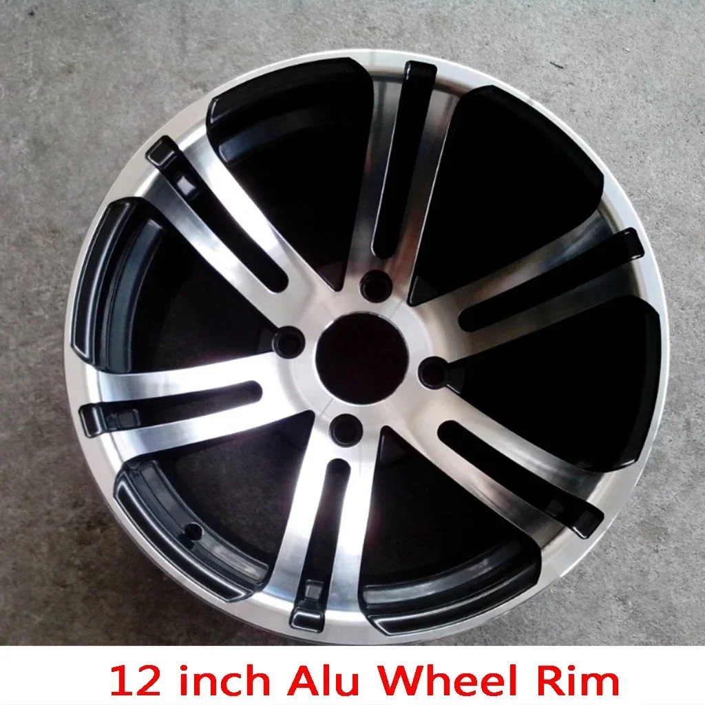 Aluminum 12 inch Wheel Rim For ATV Quad  GO kart  Golf Buggy Drift Trike Off-Road 4 wheeler Type2