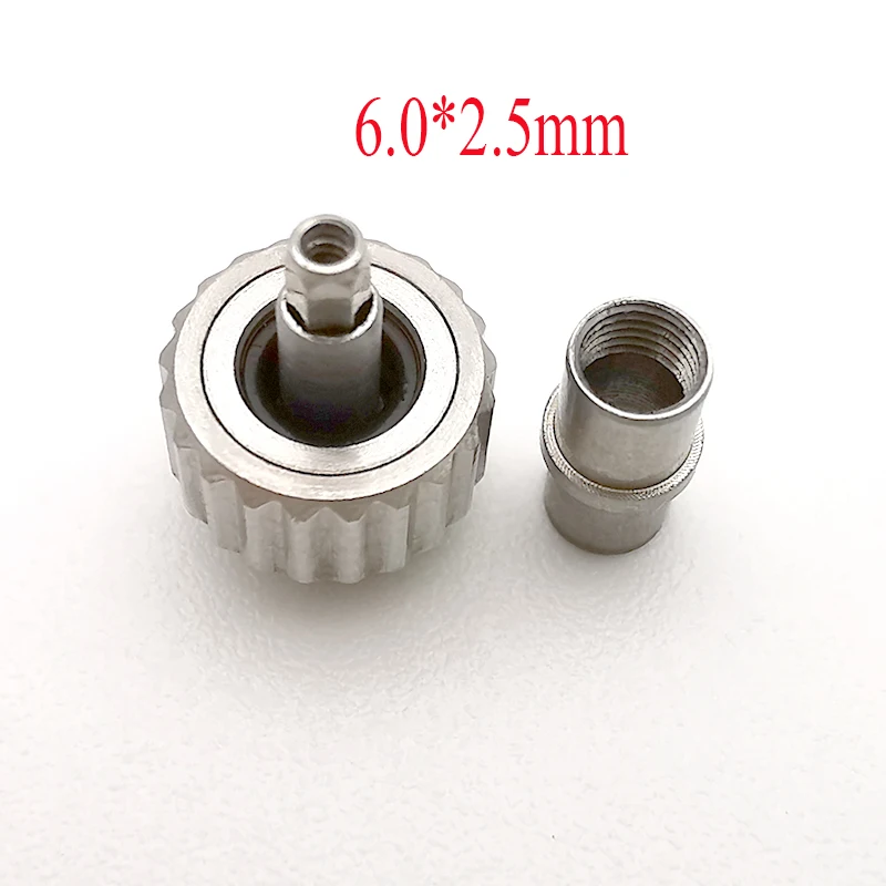 High Quality 6.0mm stainless Watch Crown For Seamaster 300 M Aftermarket Watch Parts