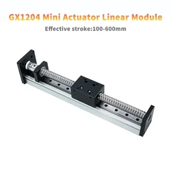 GX1204 Mini Actuator Linear Module Stage With MGN12 Rail Fit Nema 17 23 57mm Stepper Motor For CNC 3D Printer Z Axis