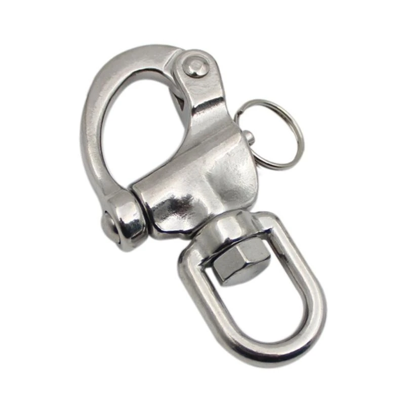 Upgraded Small Shackle 316 Stainless Steel Quick Release Shackle Eye Shackle used for Sailboats