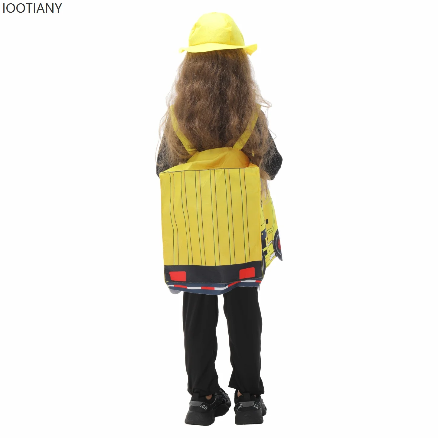 IOOTIANY Children's Funny Engineering Car Engineer Halloween Role Play Costume Boys And Girls Stage Party Performance Costume