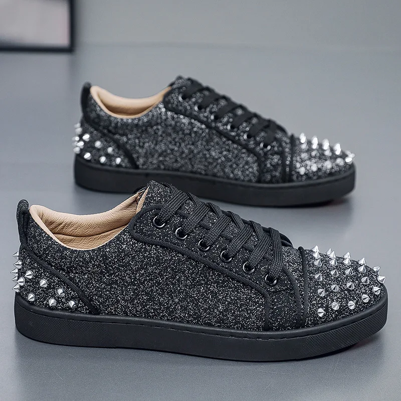 New Fashion Trendy Men's Board Shoes Anti slip Student Casual Sports Single Shoes