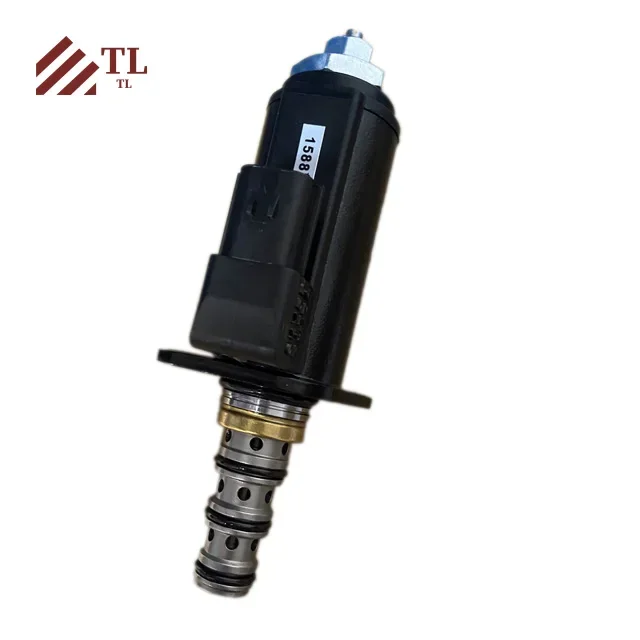 KDRDE5K-31/30C50-140-T 24V Solenoid Valve for Sany SY215C-9 SY225C-9 SY235C-9 Kobelco SK200-5 SK210-8 SK260-8 Excavator.
