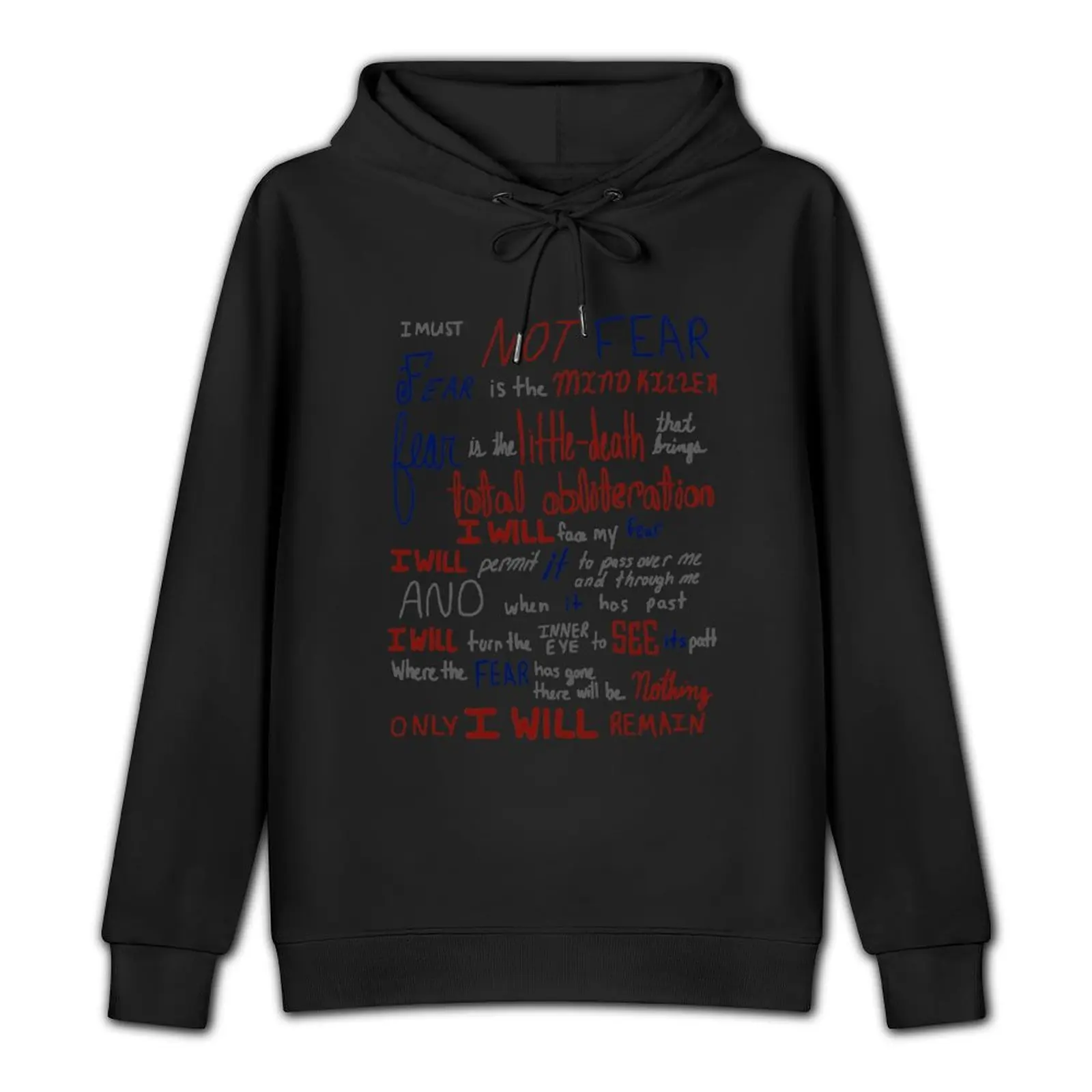 The Litany against fear Pullover Hoodie korean autumn clothes new in hoodies and blouses