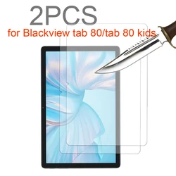 2PCS for Blackview tab 80/ tab 80 kids 10.1'' Tempered glass screen protector 10.1-inch tablet protective film HD clear