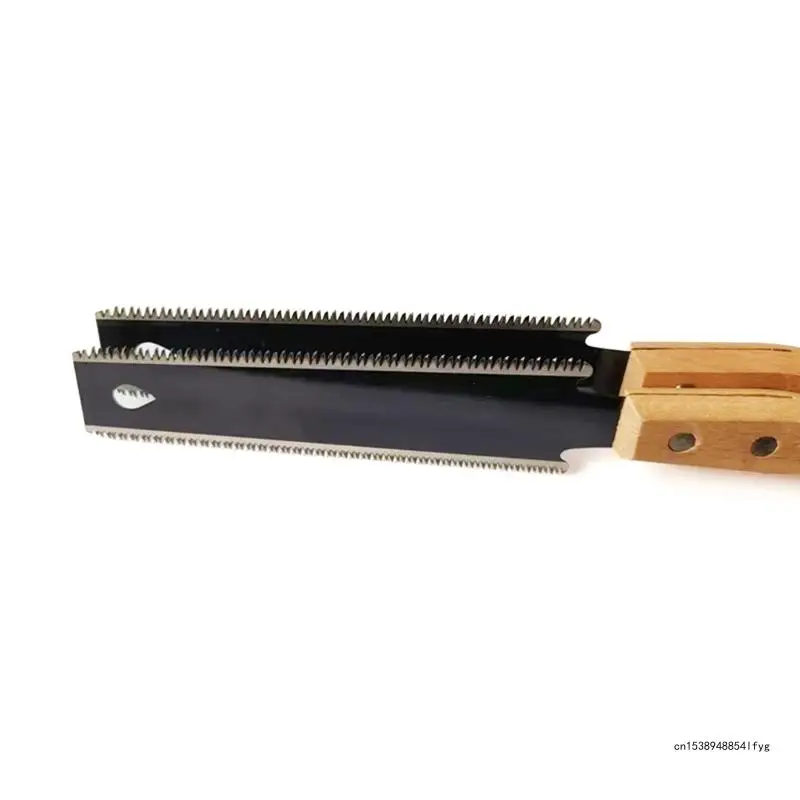 Japanese Hand 6 Inch Double Edged Sided Pull Ryoba SK5 Flexible Flush Cut Wood