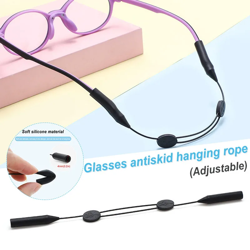 Adjustable Glasses Strap Adjustable Eyewear Non Slip Lanyard For Women Fashion Designer Style