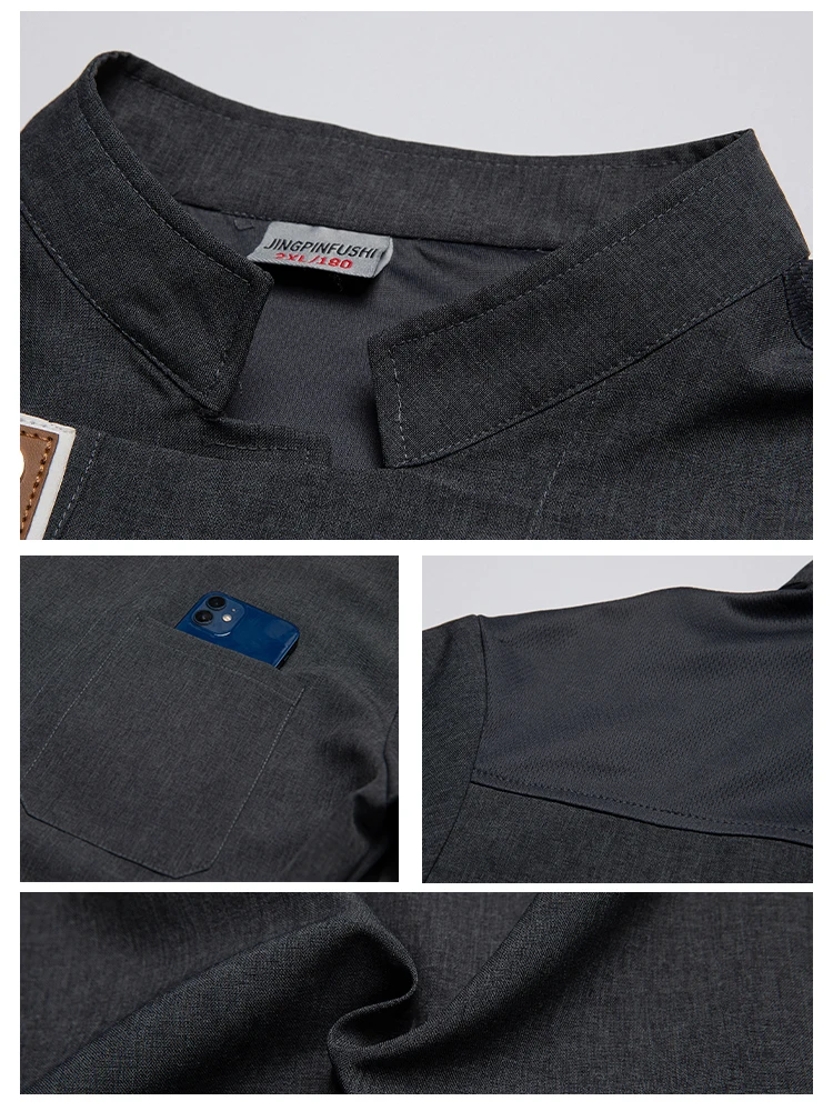 調理ジャケット食堂キッチンシェフ制服ウェイターワークシャツフードサービス理容室ケータリングベーカリーペストリークックコスチュームオーバーオール