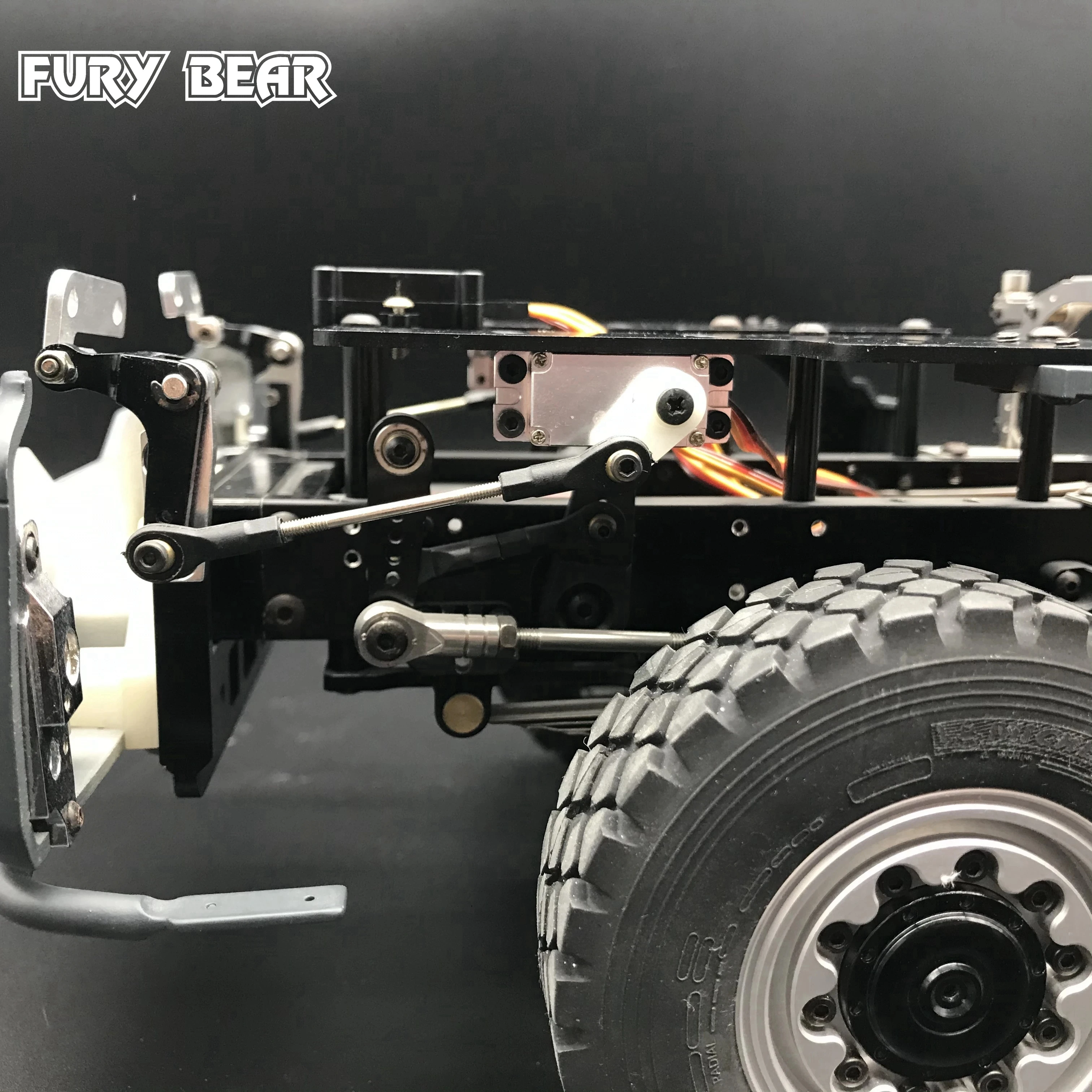 Nooxion Fury Bear 1/14 Trucks Cab Suspension For Tamiya  For Scania Volvo MAN,For Actros Arocs 770s Car Parts